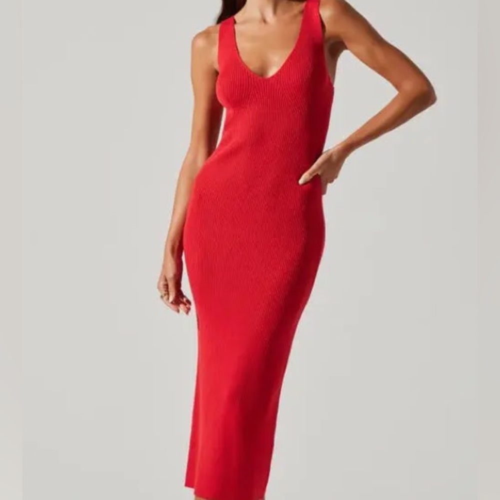 Astr The Label Gracen Sleeveless Sweater Dress Size M